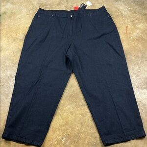 Ruby Rd. Dark Indigo  Denim Pants NWT
Size: 24 w (proportioned short)